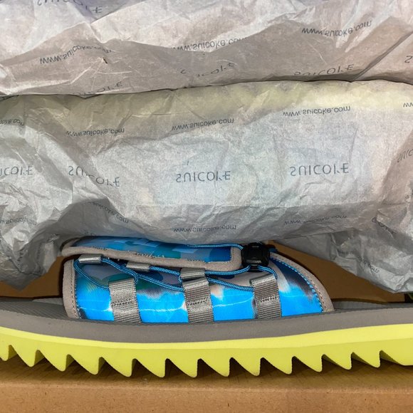 Bape x Suicoke Slides (GRxB) main image 4